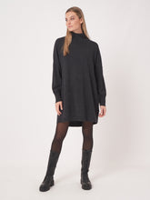 Load image into Gallery viewer, Repeat Wool Dress in Dark Grey
