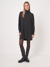 Load image into Gallery viewer, Repeat Wool Dress in Dark Grey

