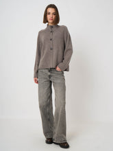 Load image into Gallery viewer, Repeat Cashmere Cardigan in Concrete
