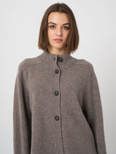 Load image into Gallery viewer, Repeat Cashmere Cardigan in Concrete
