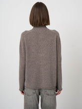 Load image into Gallery viewer, Repeat Cashmere Cardigan in Concrete

