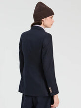 Load image into Gallery viewer, Vilagallo Sophia Blazer in Navy
