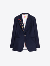 Load image into Gallery viewer, Vilagallo Sophia Blazer in Navy

