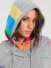 Load image into Gallery viewer, Vilagallo Knit Hood in Multi Stripe
