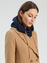 Load image into Gallery viewer, Vilagallo Knit Hood in Navy
