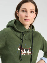 Load image into Gallery viewer, Vilagallo Knit Hood in Green

