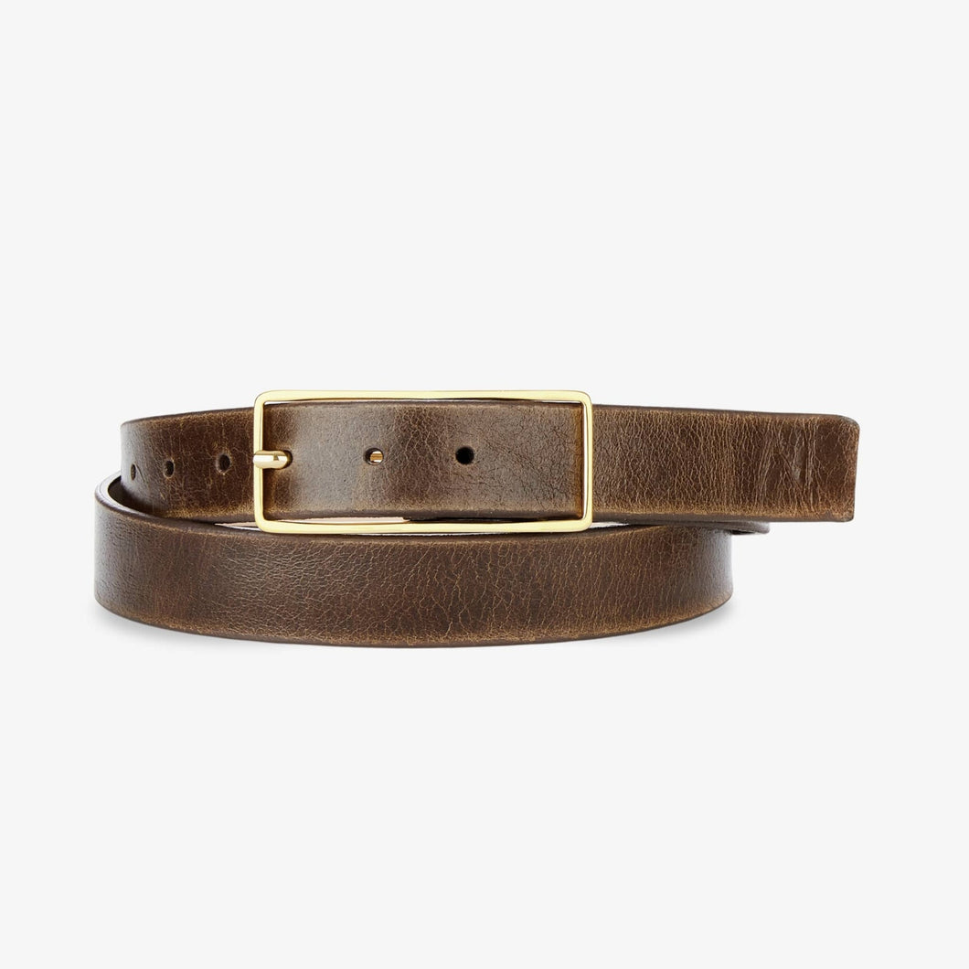 Brave Leather Ursian Nappa Belt in Ranch