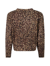 Load image into Gallery viewer, Twinset Leopard Print Sweater in Animal Brown
