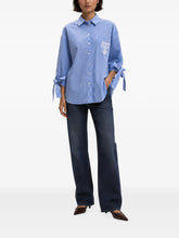Load image into Gallery viewer, Twinset Striped Shirt in Azurre
