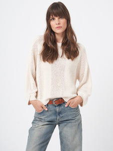 Repeat Knitted Pullover in Cream