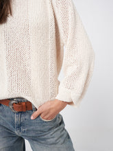 Load image into Gallery viewer, Repeat Knitted Pullover in Cream
