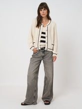 Load image into Gallery viewer, Repeat Cotton Twinset in Ivory/Black
