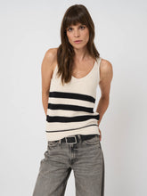 Load image into Gallery viewer, Repeat Cotton Twinset in Ivory/Black
