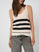 Load image into Gallery viewer, Repeat Cotton Twinset in Ivory/Black
