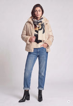 Load image into Gallery viewer, Marc Aurel Mixed Fabric Coat in Light Beige
