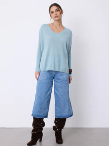 Notshy Faustine Cashmere Sweater in Tourmaline
