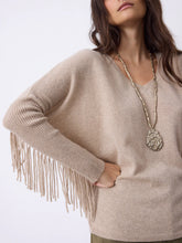 Load image into Gallery viewer, NOTSHY Livo Cashmere Sweater in Sandstone
