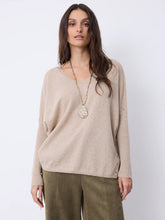Load image into Gallery viewer, NOTSHY Livo Cashmere Sweater in Sandstone
