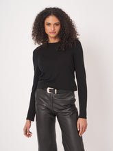 Load image into Gallery viewer, Repeat Slim-Fit Wool Blend Sweater in Black
