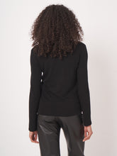 Load image into Gallery viewer, Repeat Slim-Fit Wool Blend Sweater in Black
