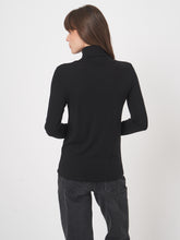 Load image into Gallery viewer, Repeat Wool Blend Turtleneck in Black
