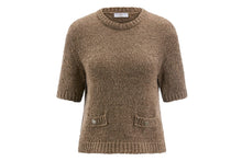 Load image into Gallery viewer, Riani Short Sleeve Sweater in Ash

