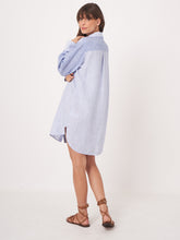 Load image into Gallery viewer, Repeat Pocket Shirtdress in Blue
