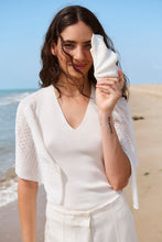 Load image into Gallery viewer, Sita Murt Cape Sleeve Sweater in Ivory
