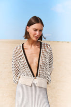 Load image into Gallery viewer, Sita Murt Knit Vest in Ivory/Black
