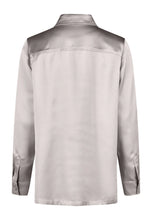 Load image into Gallery viewer, Marc Aurel Stretch Satin Shirt in Taupe
