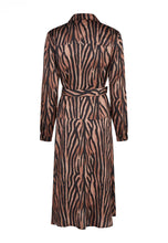Load image into Gallery viewer, Marc Aurel Zebra Print Midi Dress

