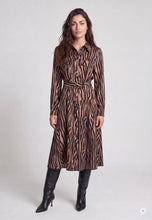 Load image into Gallery viewer, Marc Aurel Zebra Print Midi Dress
