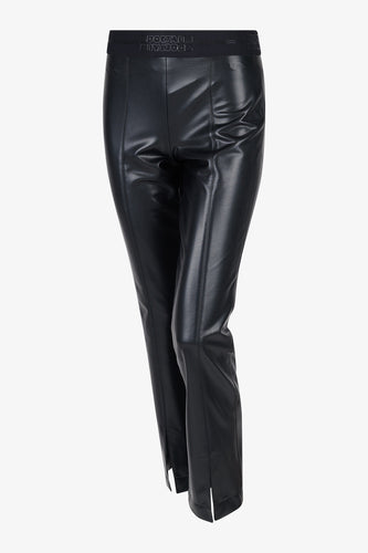 Sportalm Vegan Leather Pants in Black