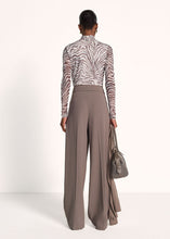 Load image into Gallery viewer, Riani Mesh Top in Oat Patterned
