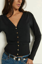 Load image into Gallery viewer, Nation LTD. Colette Cardigan in Black
