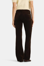 Load image into Gallery viewer, Cambio Paris Flared Velvet Pants in Chocolate
