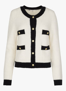 Suncoo Gabili Cardigan in Off White