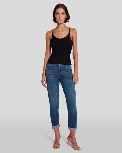 7 For All Mankind Josefina Jeans in Broken Twill Vanity