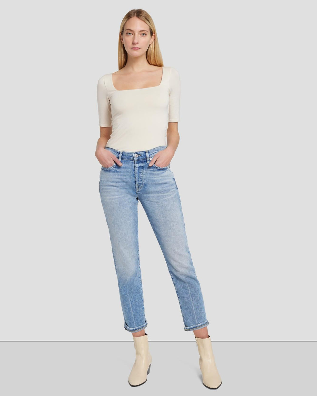 7 For All Mankind Luxe Vintage Josefina in Must