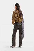 Load image into Gallery viewer, 7 For All Mankind Calie Straight in Brown Coated Denim
