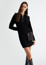 Load image into Gallery viewer, LIU JO Rib Knit Dress in Black
