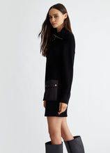 Load image into Gallery viewer, LIU JO Rib Knit Dress in Black
