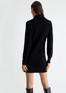 LIU JO Rib Knit Dress in Black