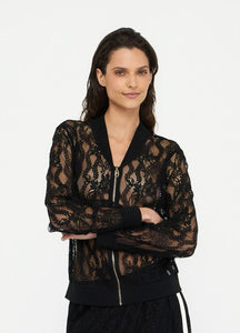 LIU JO Lace Jacket in Black