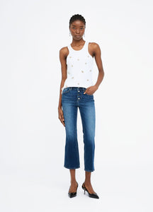 LIU JO Flare Jeans with Jewelled Buttons