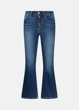Load image into Gallery viewer, LIU JO Flare Jeans with Jewelled Buttons
