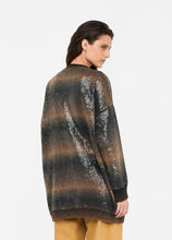 Load image into Gallery viewer, LIU JO Sequin Cardigan in Brown Shaded
