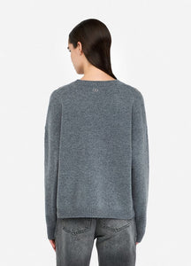 LIU JO Cutout Sweater in Grey