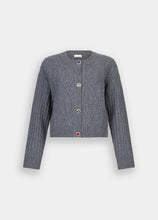 Load image into Gallery viewer, LIU JO Cardigan with Bejewelled Buttons
