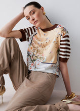 Load image into Gallery viewer, LIU JO Printed Short Sleeve Sweater
